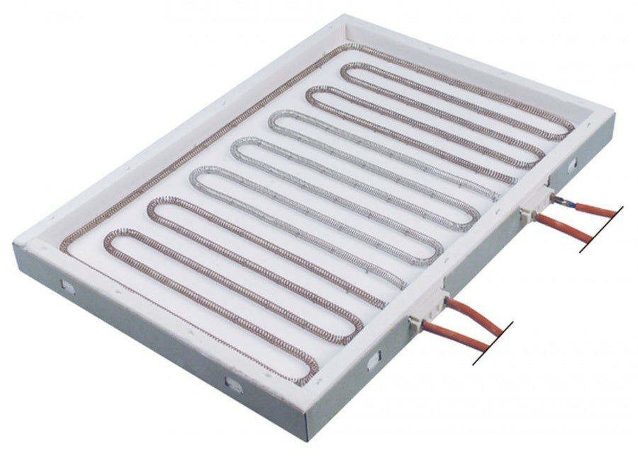 Rezistenta radianta dreptunghiulara 4500 W, 400 V, cu 2 circuite, L 280 x 400 mm - 490172