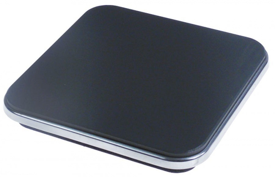 Plita electrica patrata 220x220 mm, 2600 W, 440 V, cu inel exterior inox, 4 contacte - Cod 490176