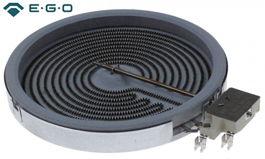 radiation heater round ø 200mm 1800W 400V heating circuits 1