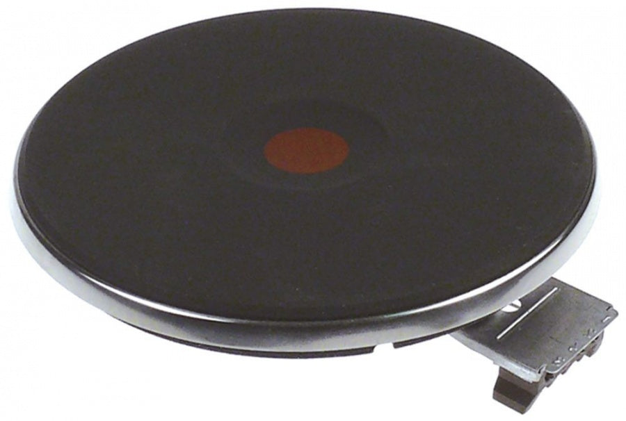 Plita electrica 2000 W, 240 V, ø 180 mm, contacte 4 suruburi, cu inel exterior inox 8 mm - 490184