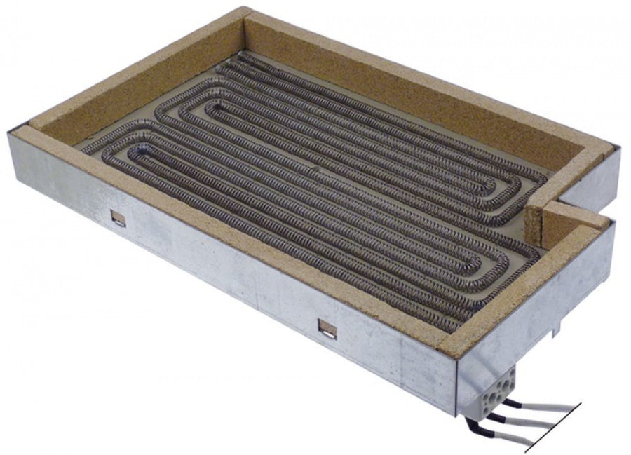 radiation heater rectangular 6000W 230V L 405mm W 255mm H 45mm heating circuits 3