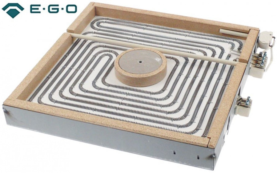 Rezistenta radianta 300 x 300 mm, 4000 W, 400 V, H 40 mm, cu senzor vas, pentru vitroceramica - 490202