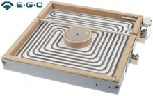 Rezistenta radianta 300 x 300 mm, 4000 W, 400 V, H 40 mm, cu senzor vas, pentru vitroceramica - 490202