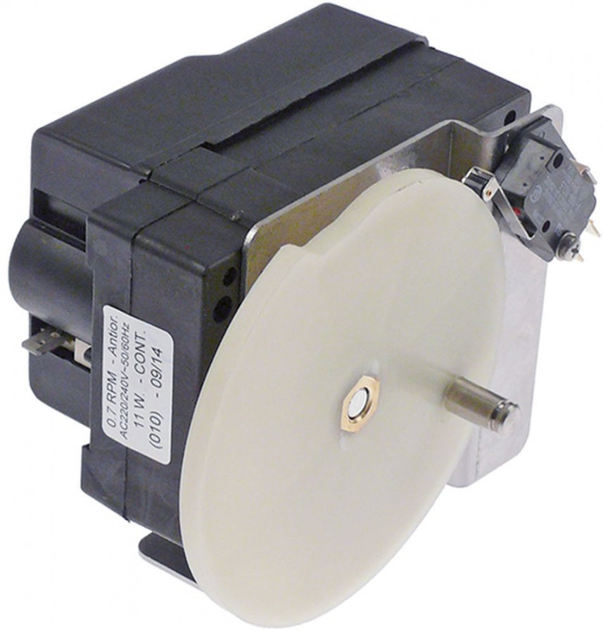 gear motor LIP type 10 11W 220/240V 50/60Hz 0,7rpm shaft ø 8mm for ice maker