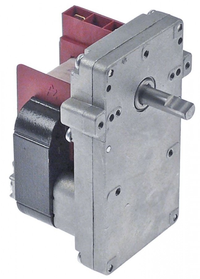 Motoreductor KENTA K9113069, 23 W 230 V, 2,5 rpm, ax ø 6x8 mm, 108 x 58 mm, grosime 66 mm - 499209
