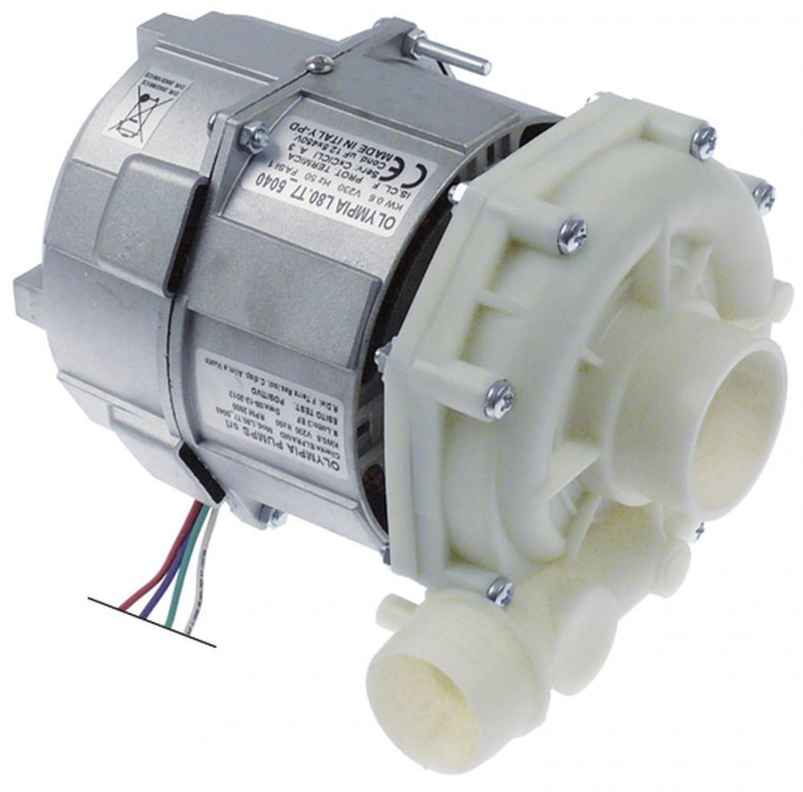 Pompa spalare Olympia L80.T7_5040, 0,6 Kw, 0,8 Hp, 230 V, intrare ø 50 mm, iesire ø 40 mm - 499217