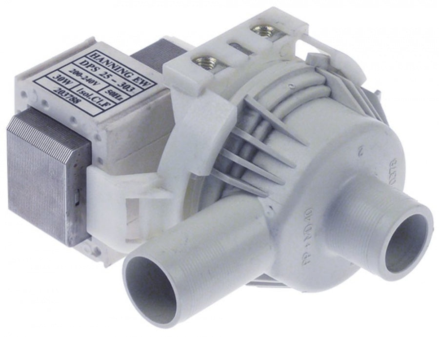 drain pump inlet ø 24mm outlet ø 24mm 220-240V 30W 50Hz HANNING type DPS25-303 - 499302