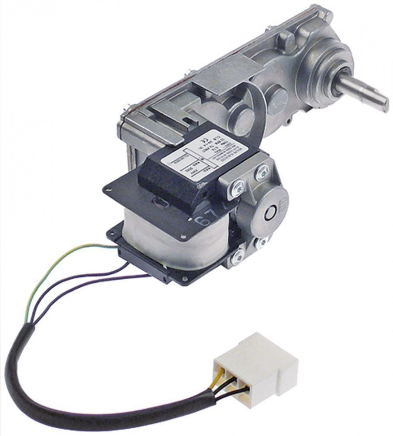 Motoreductor SL330000338, 58 W, 230 V, 32/38 rpm, ax ø 6x12 mm, dimensiuni L 225x75 mm, H 100 mm - 499305