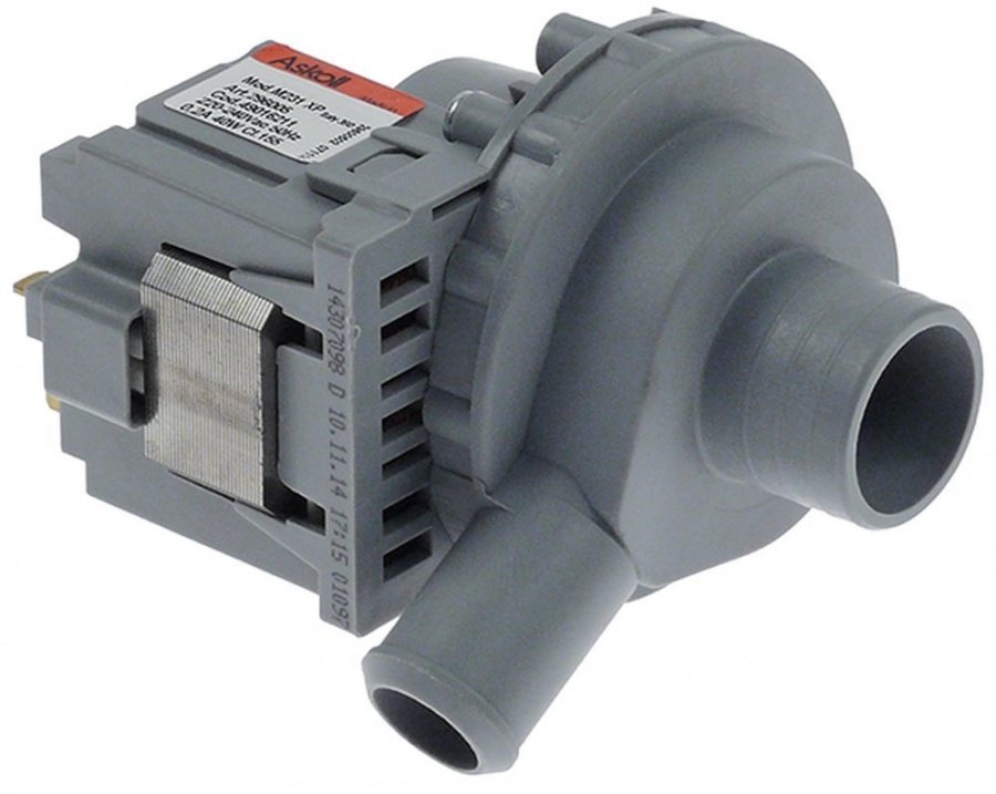 pompa de golire 40watt 220-240V ø intrare 30mm ø ieșire 22mm 50Hz ASKOLL tip M332