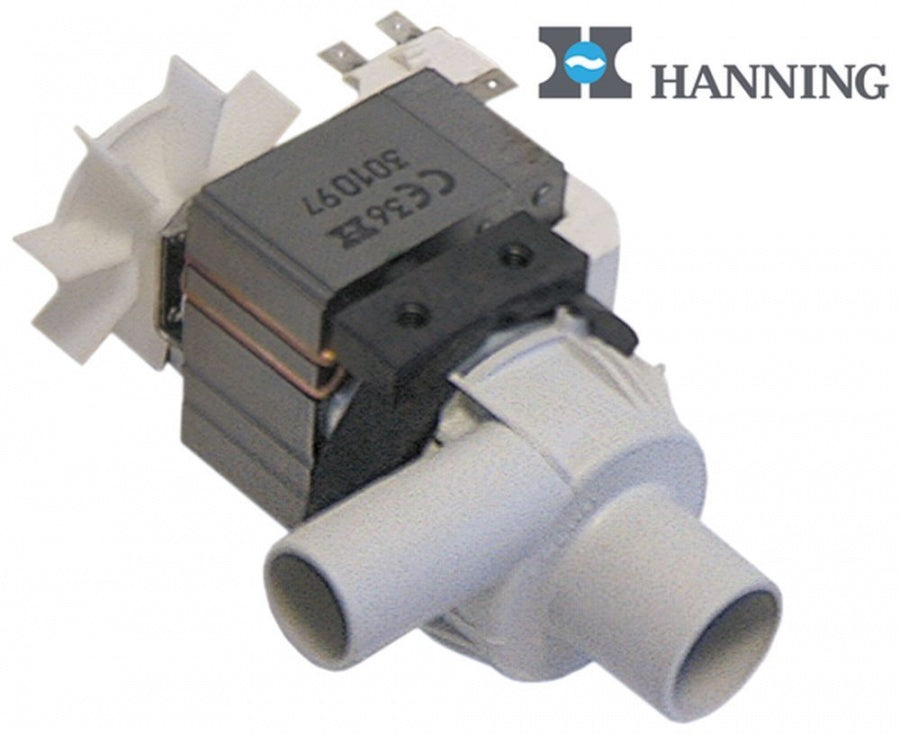 Pompa de golire Hanning tip BE28B4-017, 100 W, 230 V, intrare ø 30 mm, iesire ø 24 mm - 500044