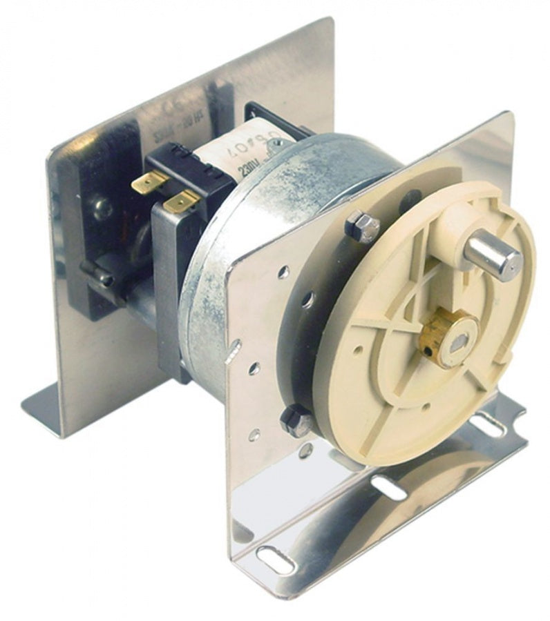 gear motor 230V 50Hz shaft ø 10mm W 115mm H 100mm tilting motor complete incl. fastening plate