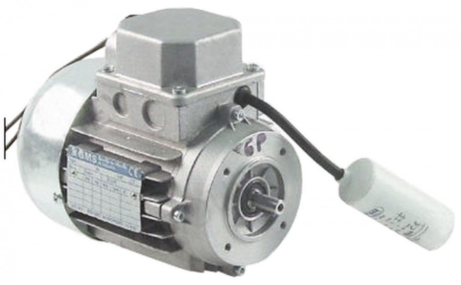 motor 0,06kW 230V 50Hz 1 phase shaft ø 9mm flange ø 80mm 820rpm type 156C6 ø 110mm H 150mm