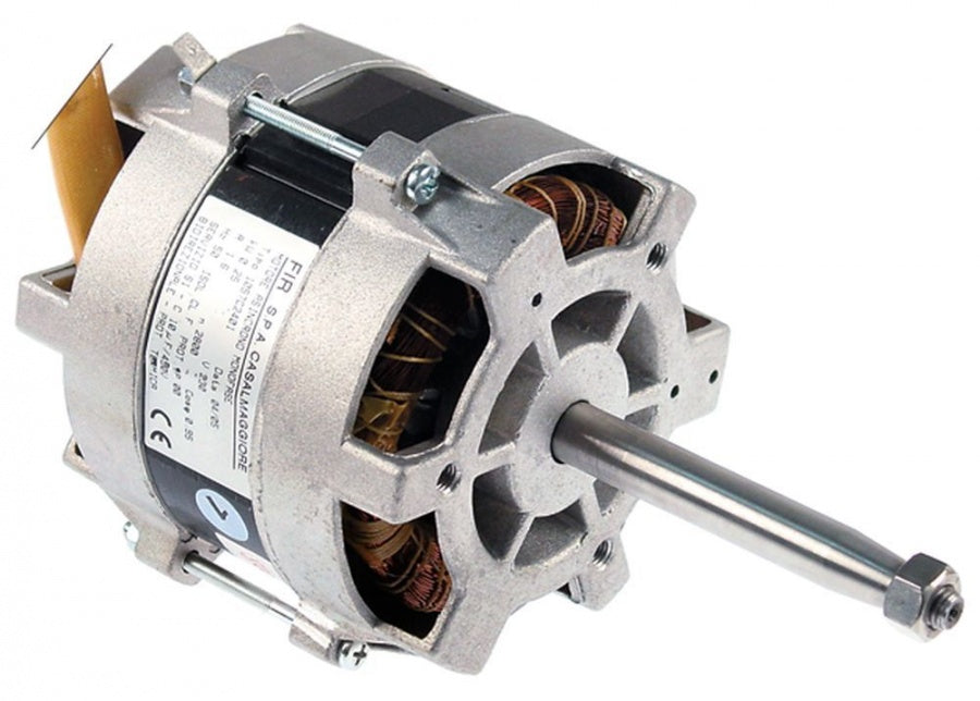 fan motor 230V 1 phase 50Hz 0,18kW 0,25HP 2800rpm speeds 1 L1 123mm L2 77mm L3 30mm D1 ø 15mm