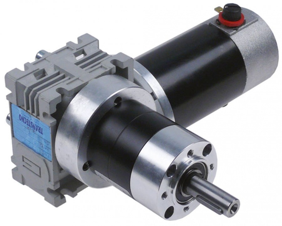 Motoreductor TRANSTECNO WMP26/522 CD-T 75E, 70 W, 24 V, ax ø 12 mm - 500819