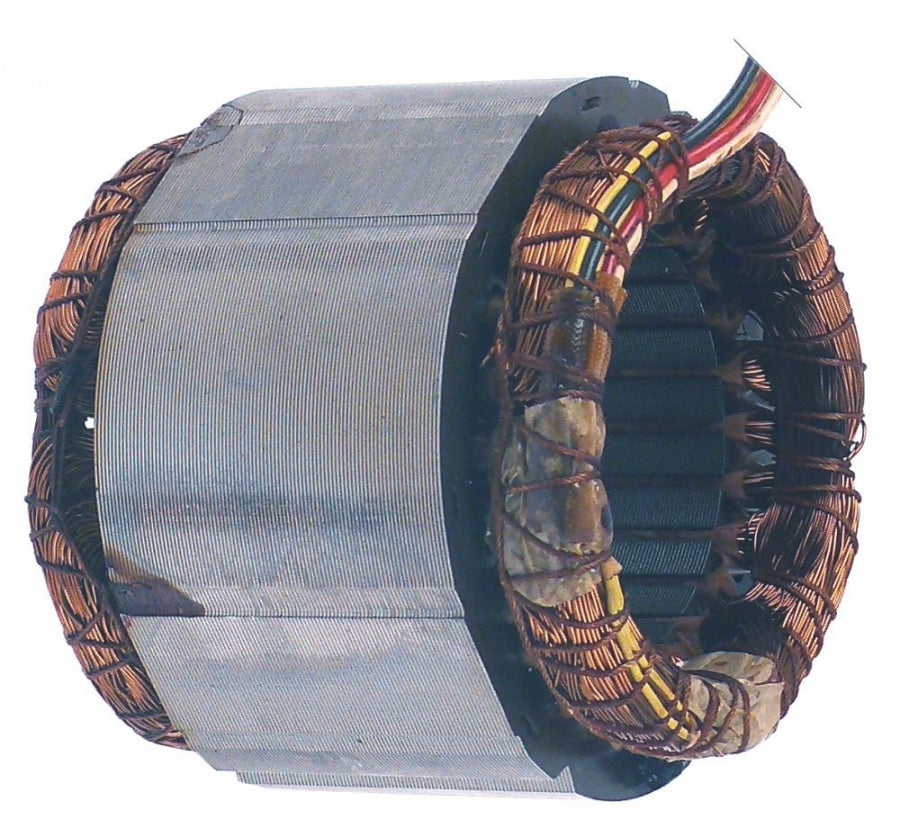 Stator 230 V, 50 Hz, 4 contacte, 1 faza, 1400 rpm, ø 110 mm, int. ø 66 mm, H 60 mm, pentru masina de tocat Mod.8 - 500825