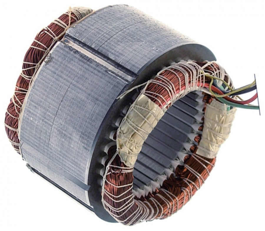 stator 230V 50Hz 4-pole 1 phase 1400rpm ø 150mm ID ø 90mm H 70mm with temperature protection