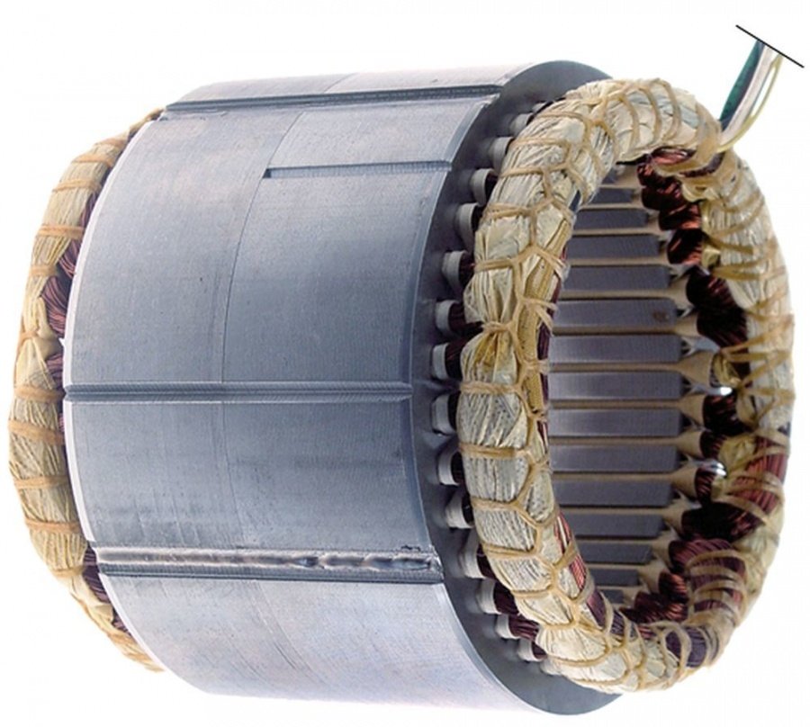 stator 230V 50Hz 6-pole 1 phase 900rpm ø 150mm ID ø 103mm H 90mm with temperature protection