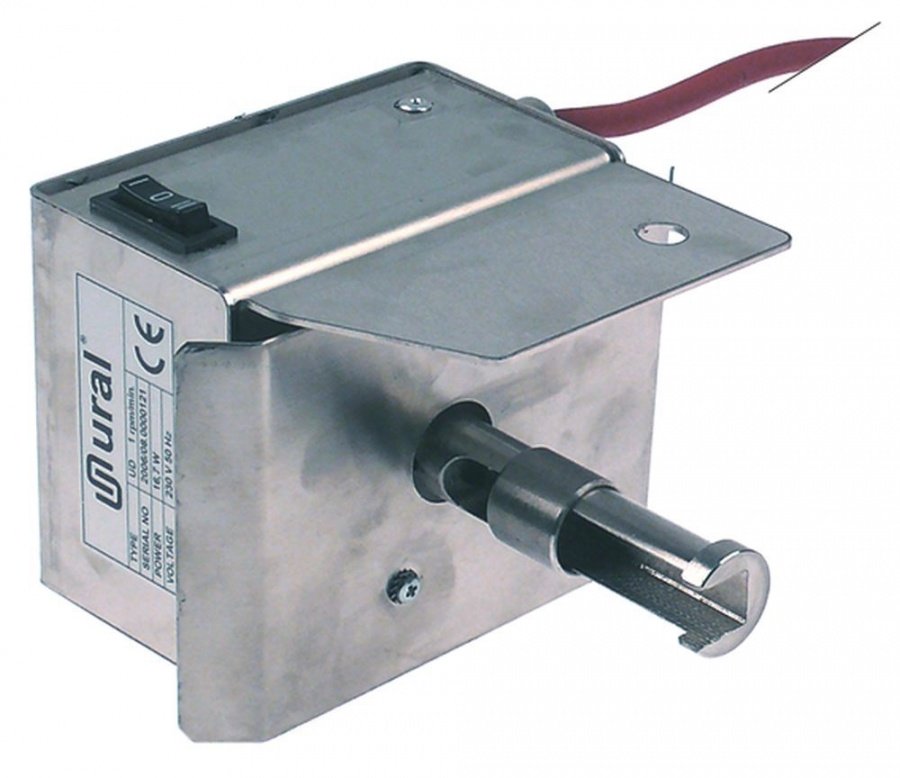 Motoreductor complet URAL 16,7 W, 230 V, 1 Rpm, pentru Gyros-Kebab-Shaorma - 500879
