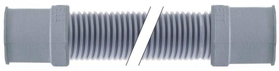 Furtun golire L 2,50 m,  A ø 24x19 mm, B ø 28x21 mm, DN19 mm - 501136