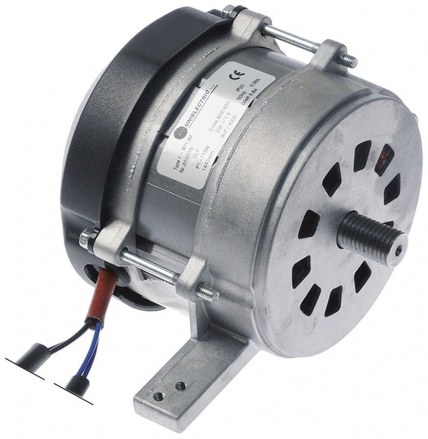 motor 230V faze 1 115watt 50Hz 1440rot/min ø ax 15mm lungime ax 24mm ø 125mm Î 110mm DPF 71mm