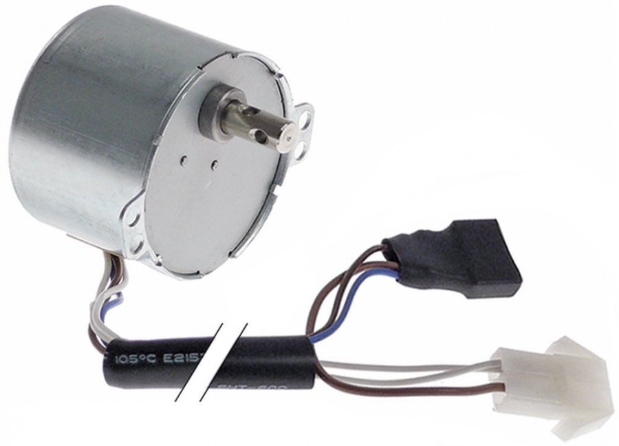 Motor DEXUN 50KTYZ, 6W, 220-240V, 50/60Hz, 33/40 rpm, ax ø 7 mm, pentru palete agitatoare masina de gheata - 501535