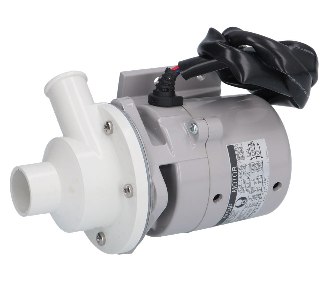 Pompa de golire TAKEFU APTA4B2P10L2, 38/33W, alimentare 100V, 50/60Hz, intrare ø 28.5mm, iesire ø 23mm, 2690rpm, Hoshizaki 316043A05, 316043A08, 316043A09