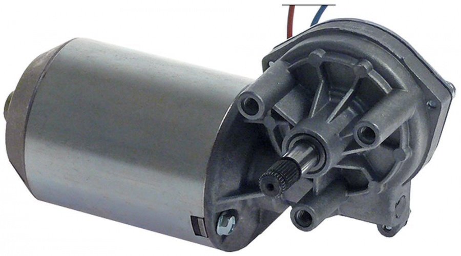 motoreductor ERREKA tip 30watt 24V tensiune DC 48rot/min ø ax 9.5mm L 172mm L 100mm Î 100mm