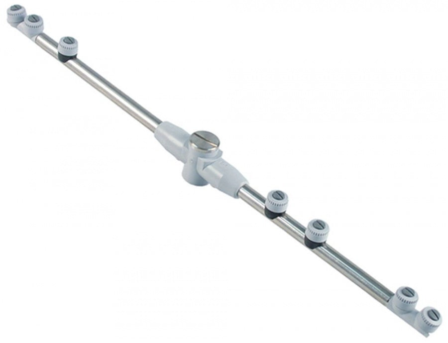 rinse arm L 460mm nozzles 7 mounting ø 14mm mounting pos. bottom complete with nozzle