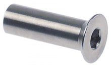 adaptor ø 7mm L 21,5mm thread M6 for door SS