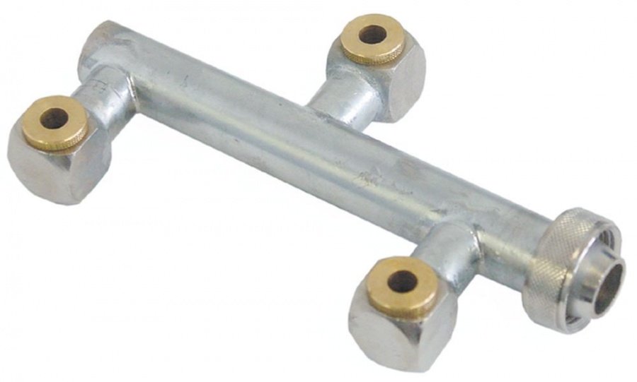 wash arm H 105 mm L 198 mm nozzles 3 mounting pos. upper right - Code 503343