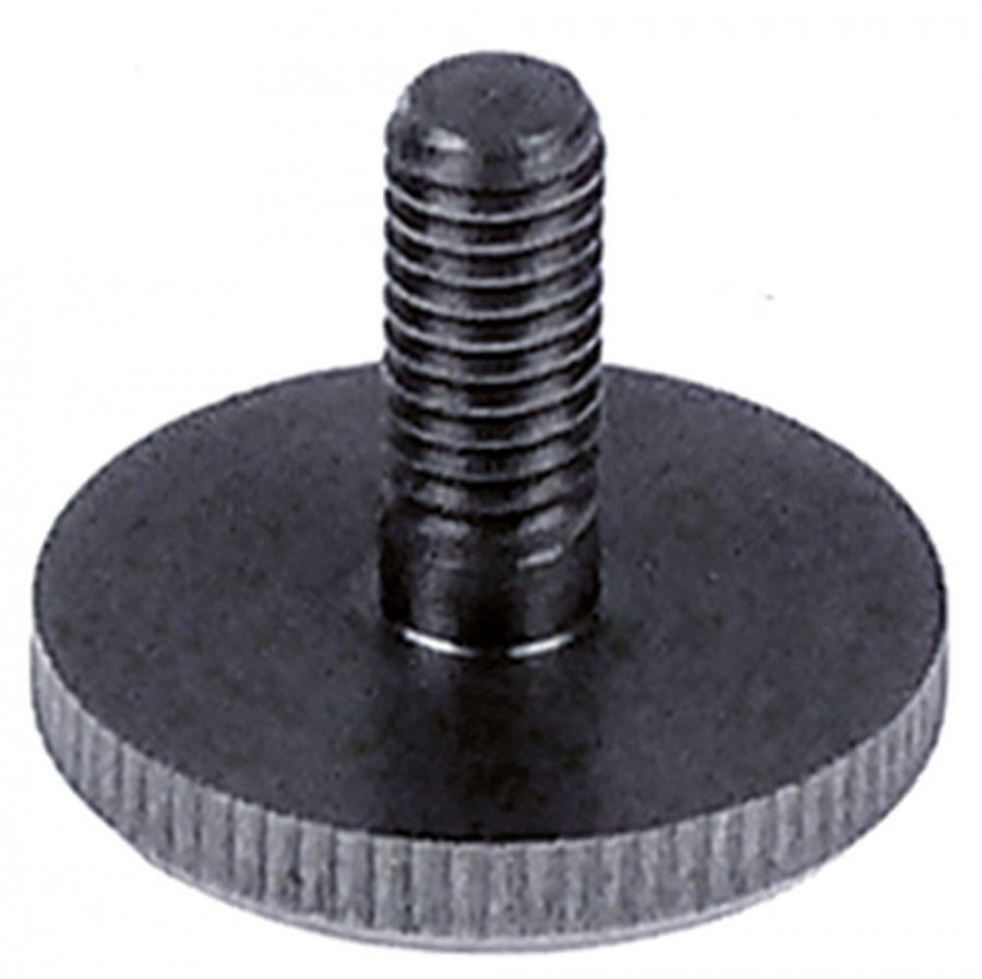 knurled screw M6 thread length 13 mm ø 24 mm H 4 mm SS - 504228