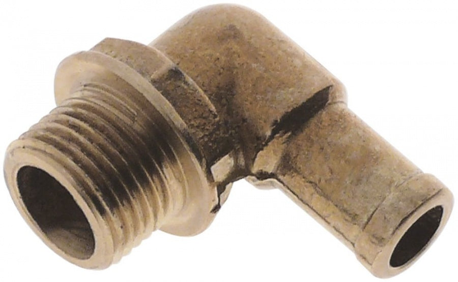 Hose connector ½" brass grommet ø 15mm grommet length 20mm total length 50mm - 504321