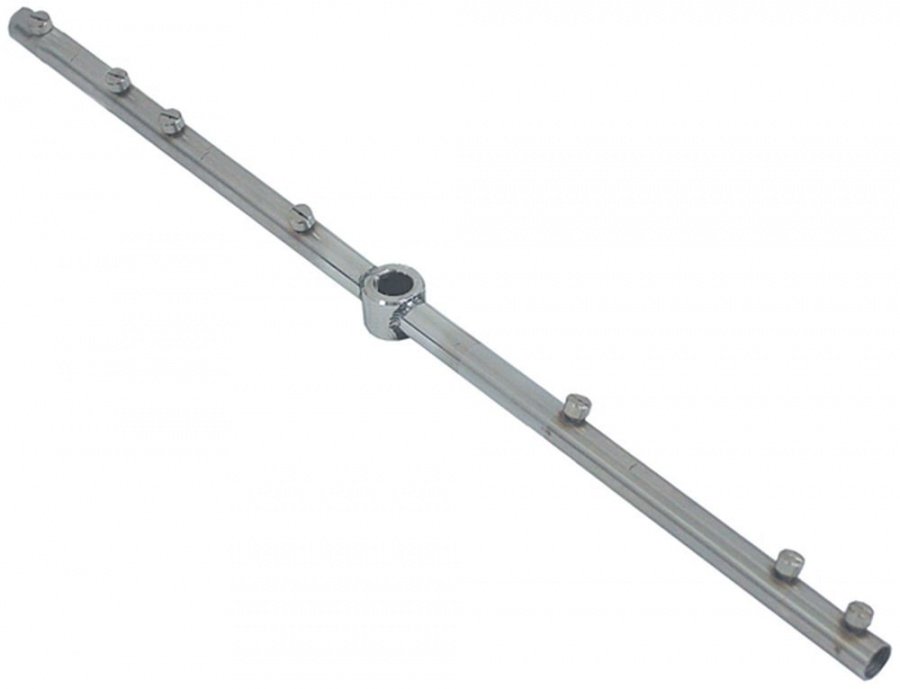 rinse arm L 400 mm nozzles 7 mounting ø 12 mm mounting pos. upper/lower - Code 504501