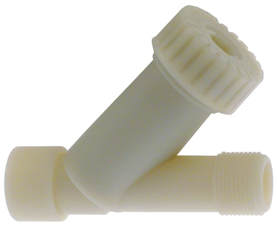 Filtru Y din plastic 3/4"-3/4", pentru alimentare, cu sita oblica - 504586