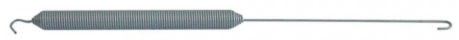 tension spring ø 10,5mm total length 274mm wire gauge ø 1,8mm