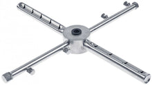 Cruce completa cu brate de spalare-clatire, L brat spalare 325 mm,  L brat clatire 326 mm, 9 diuze spalre, 4 diuze clatire - 504786