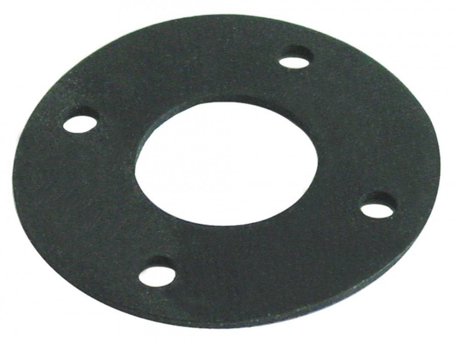 gasket D1 ø 45 mm D2 ø 105 mm thickness 3,4 mm rubber with 4 screw holes wash arm support - Code 506021