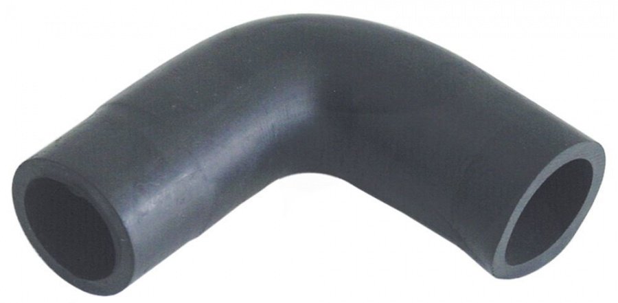 formed hose L 133mm warewashing L-shape equiv. no. 0200244 ID ø 37mm