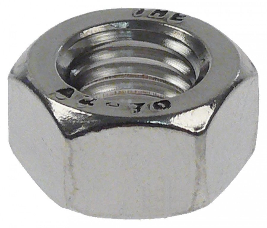 nut thread M12 H 10mm SS WS 19 Qty 1 pcs DIN/ISO DIN 934 / ISO 4032/8673