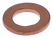 flat gasket copper D1 ø 8mm D2 ø 4mm thickness 1mm Qty 1 pcs - 506247