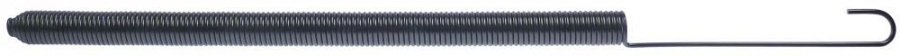 tension spring ø 37mm total length 875mm wire gauge ø 4,5mm L1 305mm L2 570mm for hood