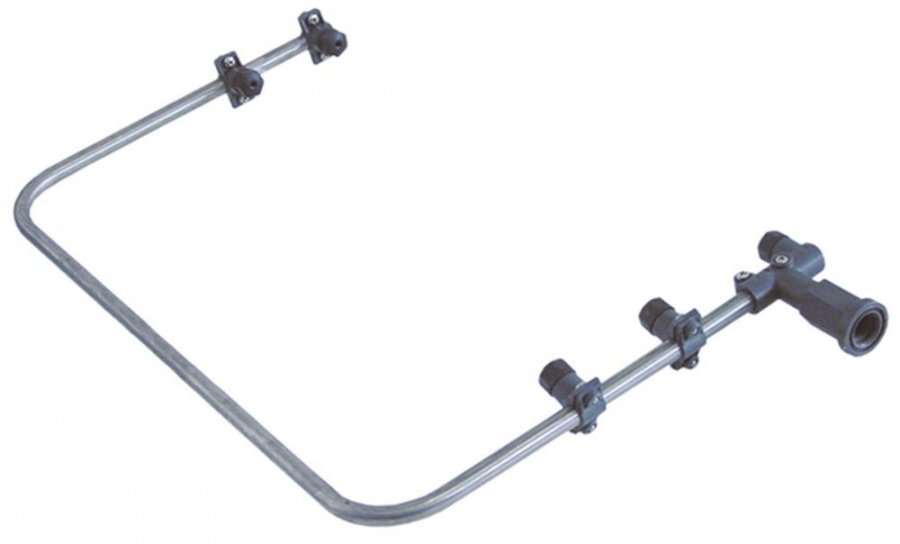 rinse arm H 435mm L 300mm nozzles 5 mounting pos. left complete with nozzle