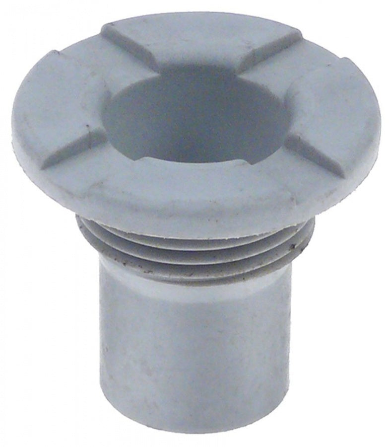 drain fitting 1" ED ø 50mm ID ø 25/21mm L 45mm hose connector ø 26mm