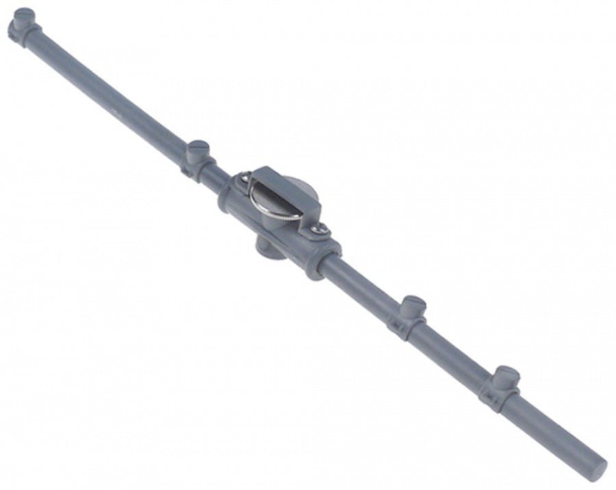 rinse arm L 350mm nozzles 4 mounting ø 10mm mounting pos. upper for E35/E40