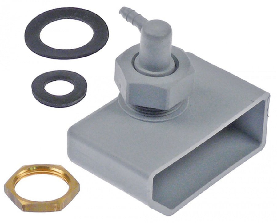 air trap complete L 80mm W 30mm H 50mm hose ø 5mm plastic - 507516