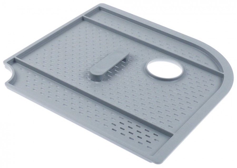 flat filter for dishwasher H 13mm L 260mm W 260mm plastic with hole - 507550