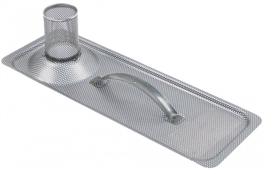 flat filter L 383mm W 136mm H 95mm stainless steel
