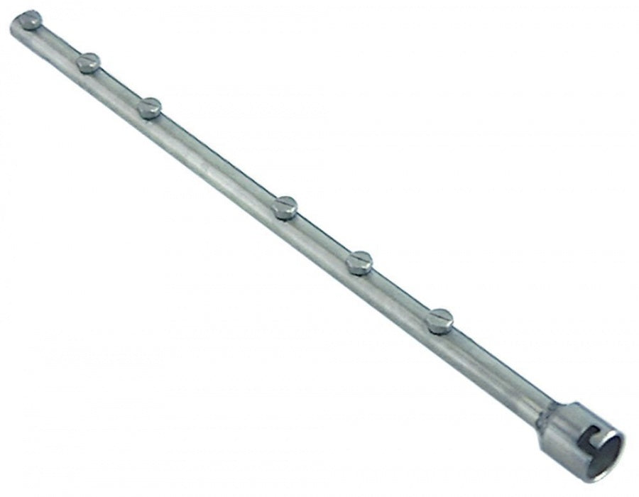rinse arm L 485 mm mounting ø 25 mm nozzles 6 mounting pos. upper/lower complete with nozzle - Code 510277