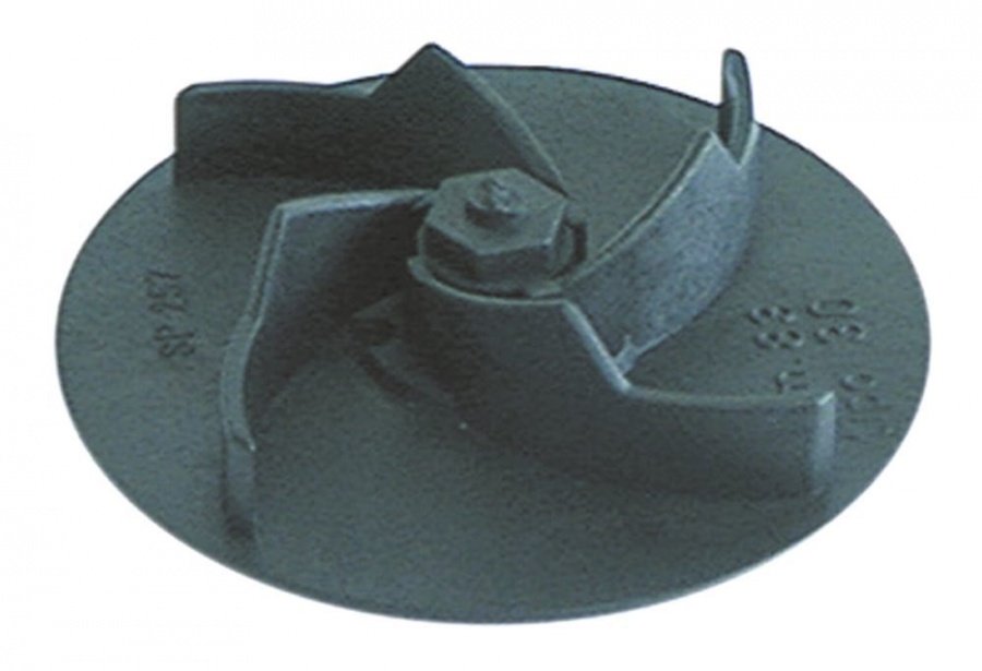 Rotor - turbina pentru pompa ø 90 mm, H 22 mm, rotatie dreapta, filet M10 pe stanga, cu 4 palete - 510615
