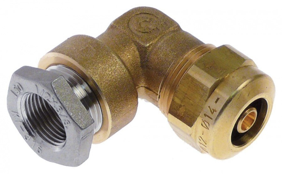 angle piece connection 3/8"-1/2" for pipe ø 12-14mm